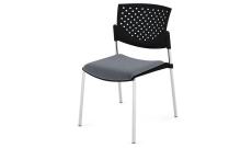 Кресло офисное Butterfly plastic Jade9502/Ткань серая/Пластик черный