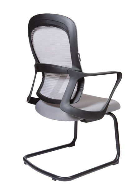 Кресло офисное Norden 336C grey / Play CF grey / черный пластик / серая ткань / серая сидушка