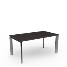 Стол 1600x900x770 FE160 цвет каркаса черный Fermo Metal (Венге)