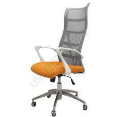 Кресло для персонала Топ X белый каркас ткань TW/сетка