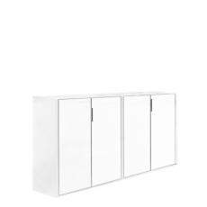 Шкаф низкий 4 двери 1920x440x880 ELCRE027 WHITE Gala (Белый)